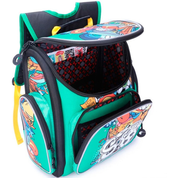 Рюкзак Grizzly RA-970-6 (зеленый/черный)