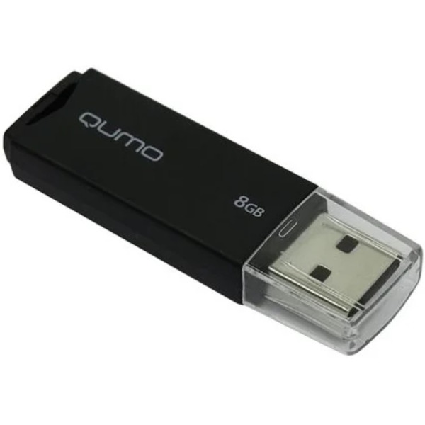 Флеш-накопитель Qumo QM8GUD-TRP-black