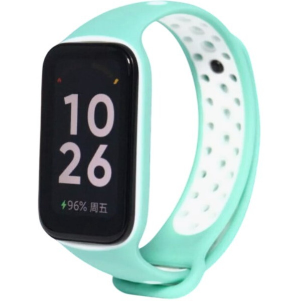 Ремешок Bingo Sport для XIAOMI Redmi Smart Band 2 Светло-зеленый с белым