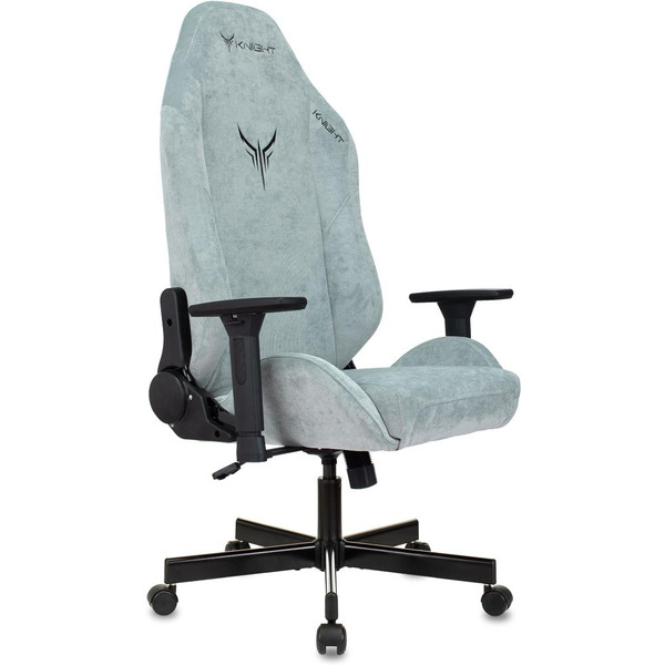 Кресло игровое Knight N1 Fabric Light-28 (1626368) серо-голубой