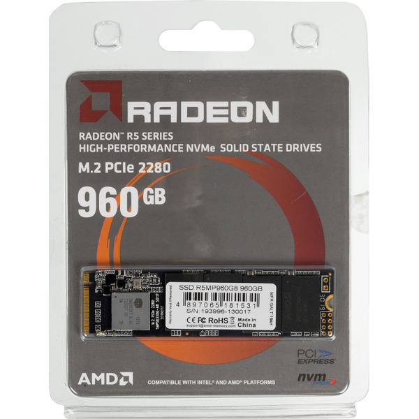 SSD AMD Radeon R5 NVMe 960GB R5MP960G8