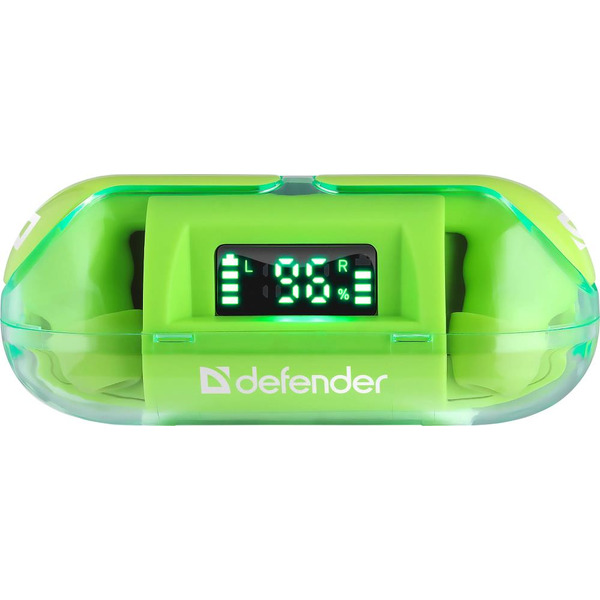 Наушники Defender Twins 916 (зеленый)