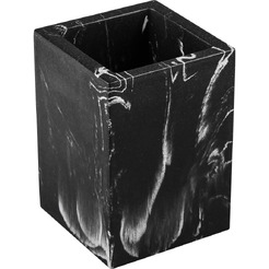 Набор аксессуаров для ванной Perfecto Linea Marble 35-000115 (черный)