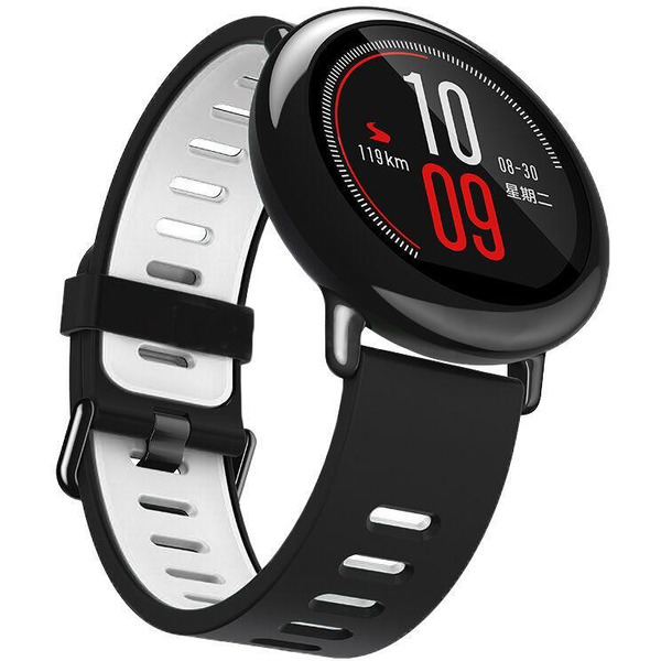 Ремешок Bingo Double для Xiaomi Mi Band 3/4 Белый с красным