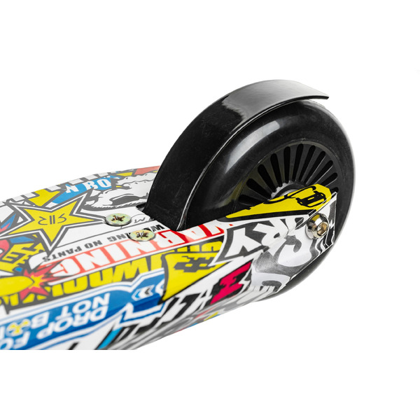 Самокат трюковый Ricos Blaze JL-301P (черный/граффити желтый)