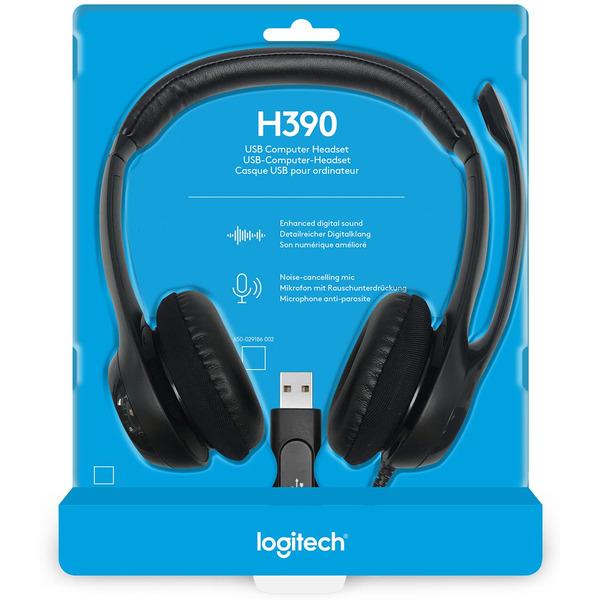 Гарнитура LOGITECH Computer Headset H390 (L981-000406)