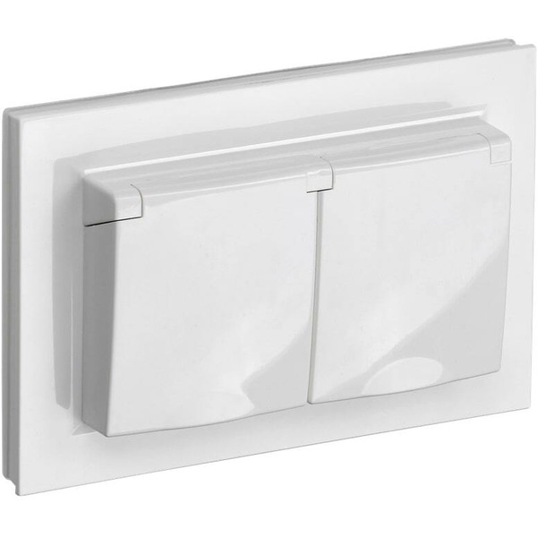 Розетка IEK Brite РСбш12-3-44-БрКр