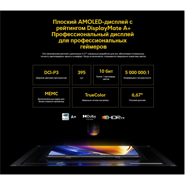 Смартфон Xiaomi POCO F4 GT 12GB/256GB Stealth Black EU
