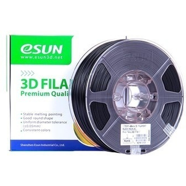 Пластиковая нить ESUN eMate 1,75 мм, 1кг (черный)