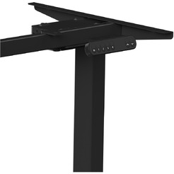 Стол подъемный WellDesk WDE Prime 130x67.5х1.8 (черный/акация лэйкленд)