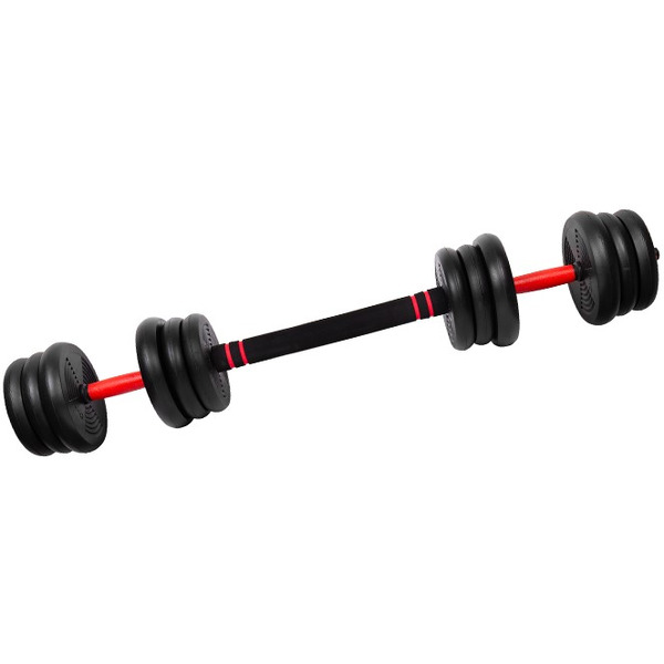 Набор гантелей AMETIST со штангой и гирями 6в1 20 кг