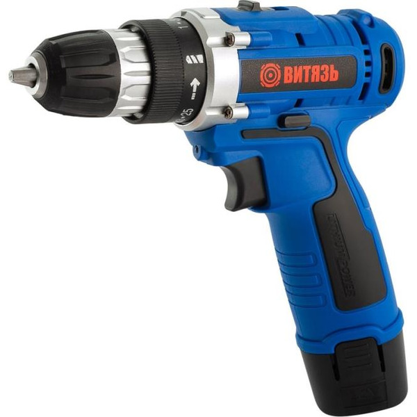 Дрель-шуруповерт Витязь ДА-110-2 с 2-мя АКБ, кейс