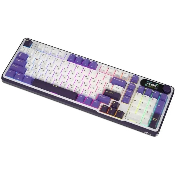 Клавиатура механическая Royal Kludge RK-S98 Blackberry Chartreuse switch