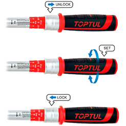 Ключ Toptul 1/2" 70-350 Нм ANBV1635
