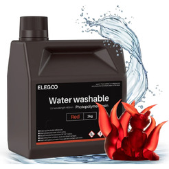 Фотополимерная смола ELEGOO Water Washable 50.103.0370 (красный)