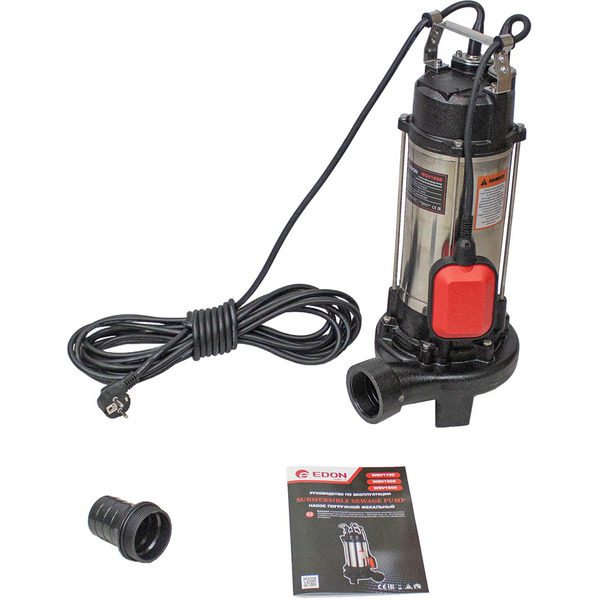 Насос погружной фекальный EDON WQV1800