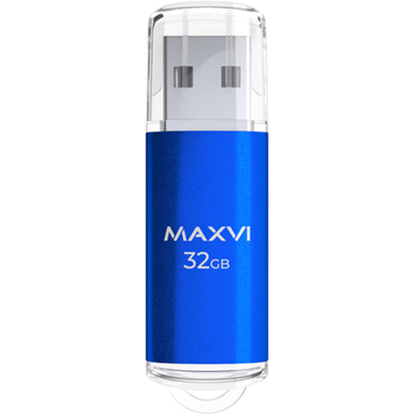 USB флеш-накопитель Maxvi MP 32GB 2.0 blue