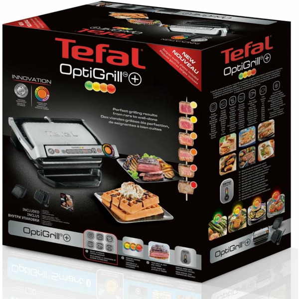 Электрогриль Tefal Optigrill+ GC716D12 с насадкой для вафель