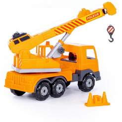 Автомобиль-кран №2  Полесье Престиж 76533