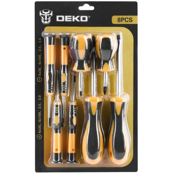 Набор отверток Deko SS08 065-0603