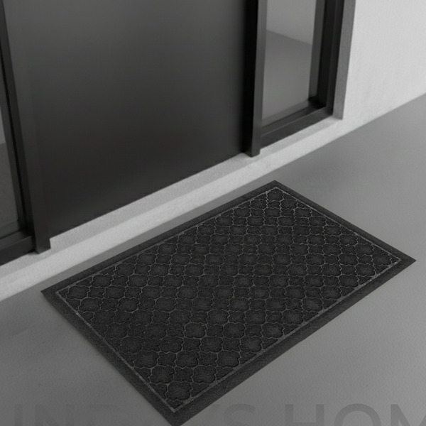 Коврик грязезащитный Sundays Home Prydnad 40х60см / 93661 (черный)