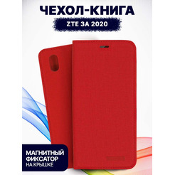 Чехол-книга Bingo Book для ZTE A3 2020 (Красный)