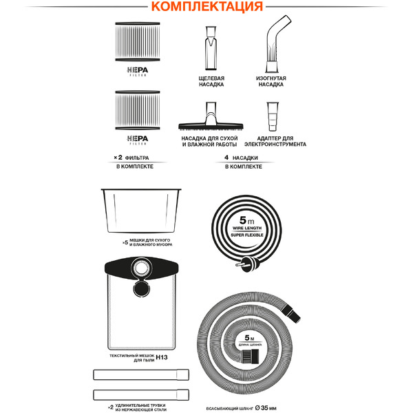 Пылесос Daewoo Power DAVC 4000SD