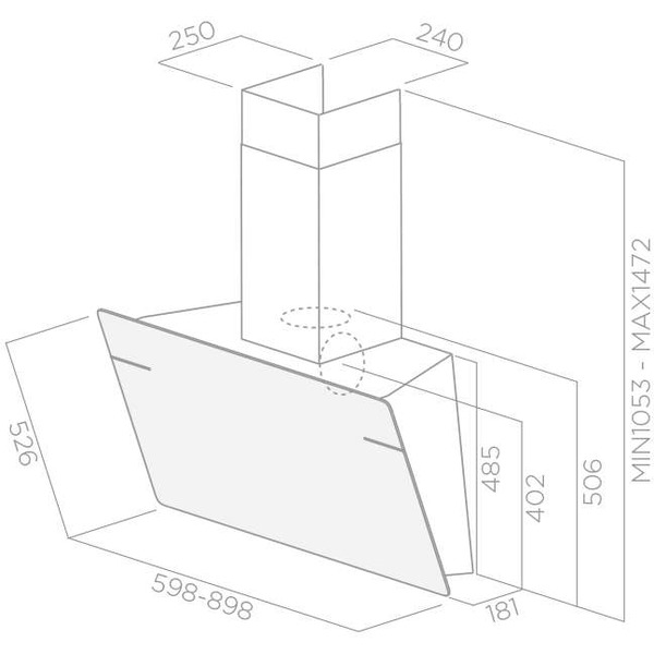 Вытяжка Elica L'essenza BL/A/60