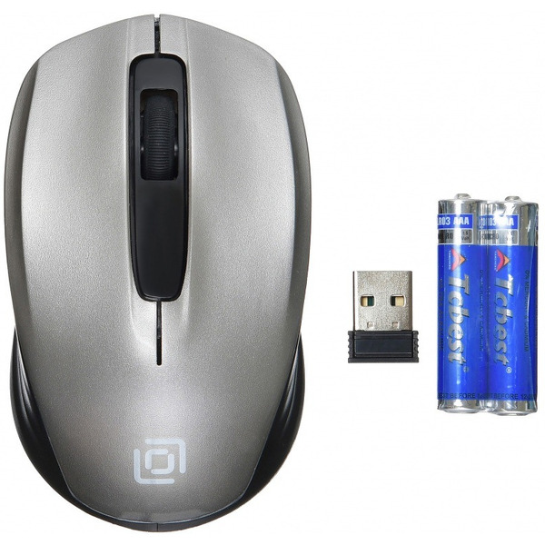 Мышь Oklick 475MW (серый)