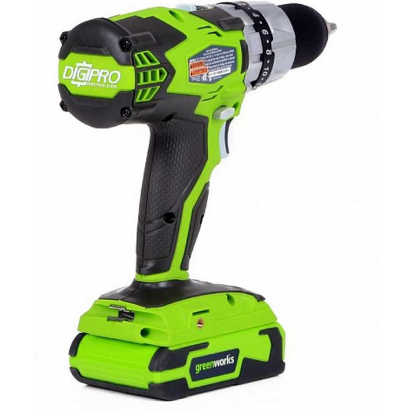Аккумуляторная дрель-шуруповерт Greenworks G24DD без АКБ и ЗУ (3701507)