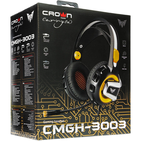 Наушники CrownMicro CMGH-3003