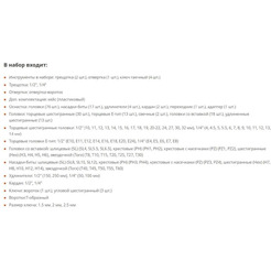 Набор инструментов Spec CK115-108 (108 предметов)