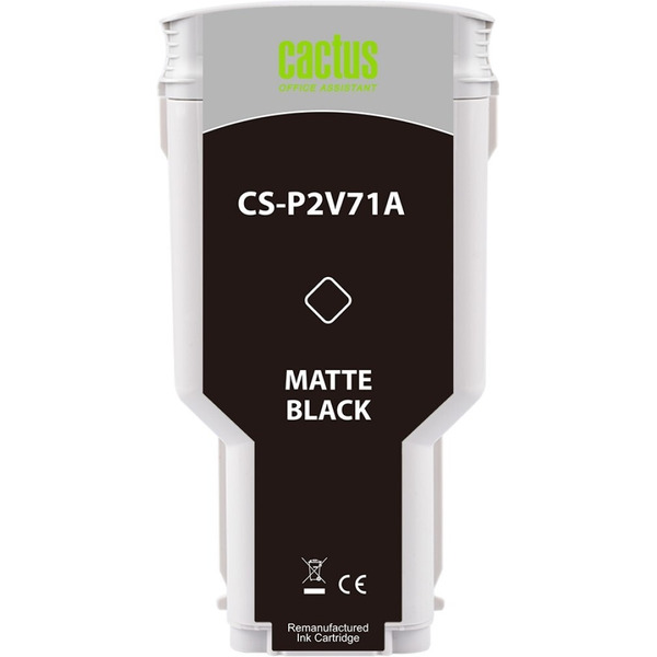 Картридж струйный Cactus CS-P2V71A №730 (черный матовый)