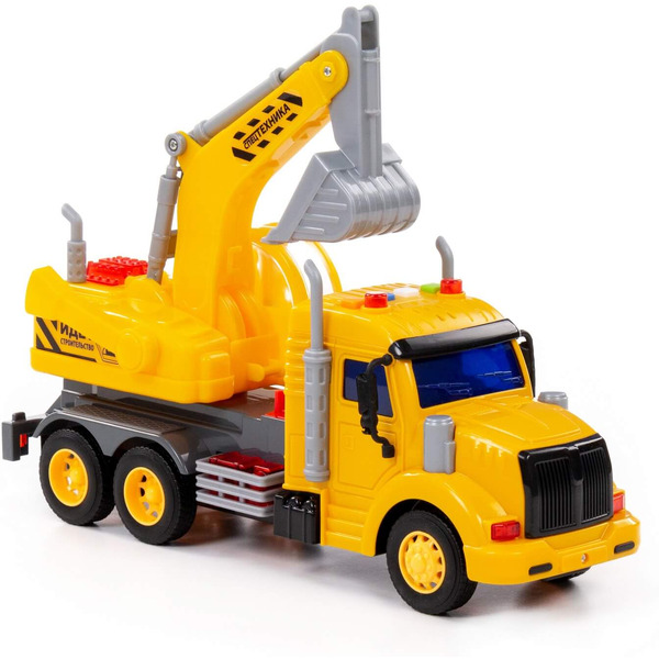 Экскаватор Полесье Профи Автомобиль-экскаватор инерционный 86440