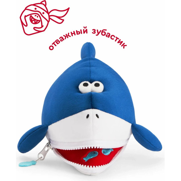 Мягкая игрушка Junion Акула Шарки из Плюшвиля AK230504M