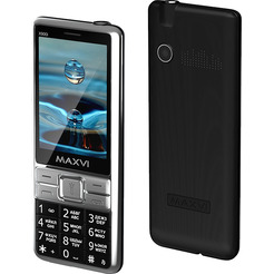 Кнопочный телефон Maxvi X900i (черный)
