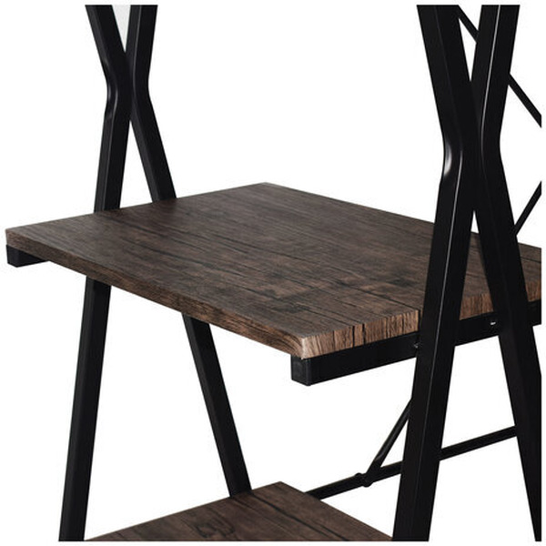 Стол-стеллаж Brabix Loft CD-004 (мореный дуб)