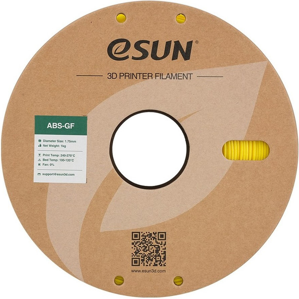 Пластиковая нить ESUN ABS-GF 1,75 мм (жёлтый)