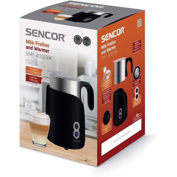 Вспениватель молока Sencor SMF 4000BK