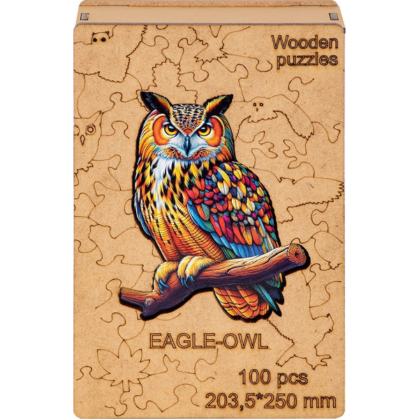Сувенирный пазл MASTER WOOD Филин SWPFL