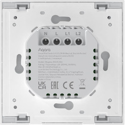 Выключатель Aqara Smart Wall Switch H1 WS-EUK04 (двухклавишный, c нейтралью)