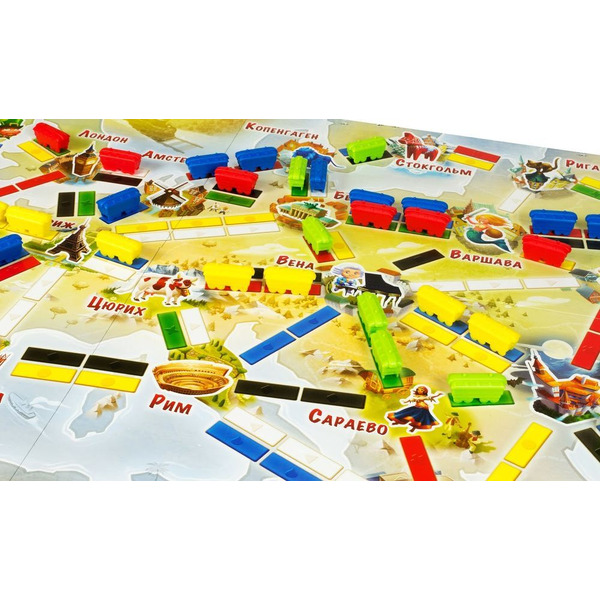 Настольная игра Hobby World Ticket to Ride Junior: Европа