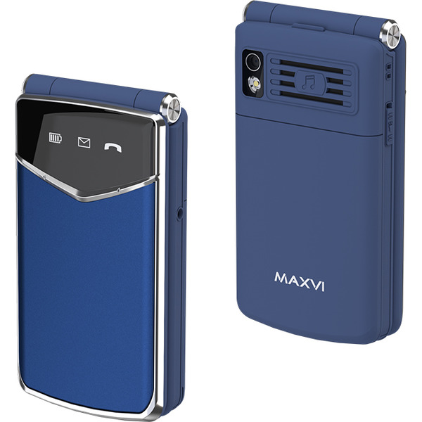 Мобильный телефон Maxvi E11 (темно-синий)