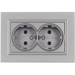 Розетка IEK Brite BR-R21-16-K46-F