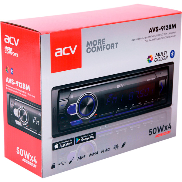 USB-магнитола ACV AVS-912BM