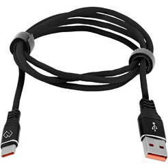 Кабель Digma DG-USBA-С-1M-27W USB Type-A - USB Type-C (1 м, черный)
