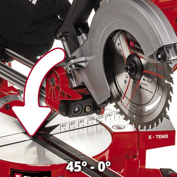 Торцовочная пила Einhell TE-MS 36/210 Li-Solo 4300880 (без АКБ и ЗУ)