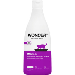 Экогель WONDER LAB для мытья туалетных лотков домашних животных 0,55 л WL550CLG44N-V