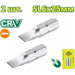Набор бит SL6 25 мм DYLLU DTSV1K24 (2 шт.)