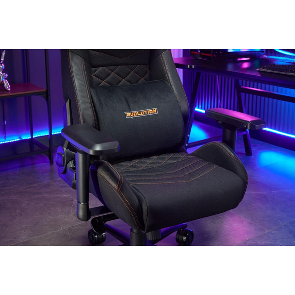 Игровое кресло EVOLUTION CONQUEROR FABRIC Black